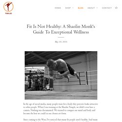 Fit Is Not Healthy: A Shaolin Monk's Guide To Exceptional Wellness – Shifu Yan Lei