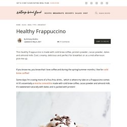 Healthy Frappuccino