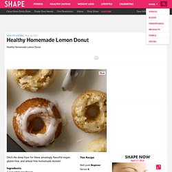 Vegan Recipes: Lemon Donut Recipe
