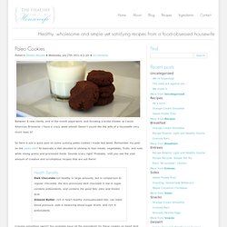 The Healthy Housewife » Paleo Cookies