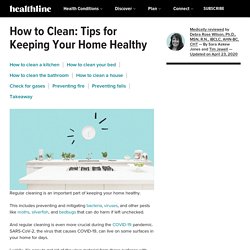 How to Clean: Tips for a Healthy Home and Safer Indoor Environment