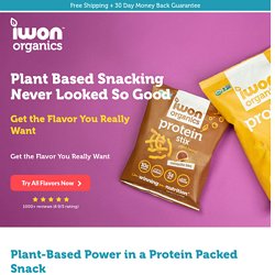 Buy Plant-Based Snacks that are both Healthy & Tasty @ IWON Organics – IWON organics - I'm Winning on Nutrition™