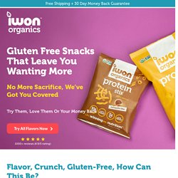 Buy Tasty & Healthy Gluten Free Snacks from IWON Organics – IWON organics - I'm Winning on Nutrition™