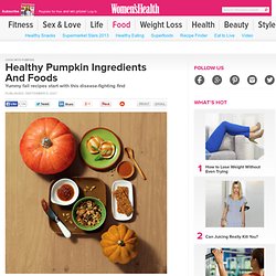 Healthy Pumpkin Recipes and Ingredients