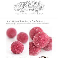 Healthy Keto Raspberry Fat Bombs