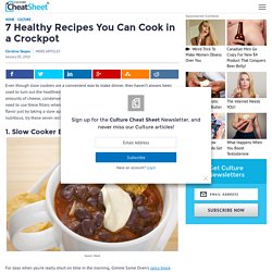 7 Healthy Recipes You Can Cook in a Crockpot - Part 4