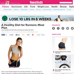 A Healthy Diet for Runners: Meal Plan