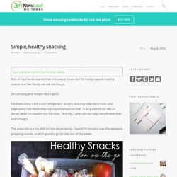 Simple, healthy snacking
