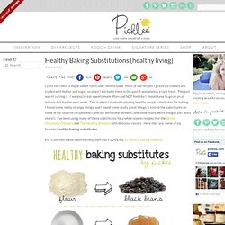 Healthy Baking Substitutions {healthy living}