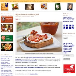 Healthy tomato-onion jam