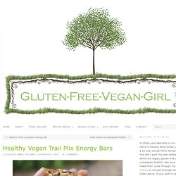 Healthy Vegan Trail Mix Energy Bars