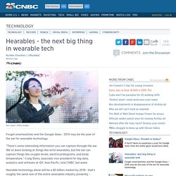 Hearables - the next big thing in wearable tech