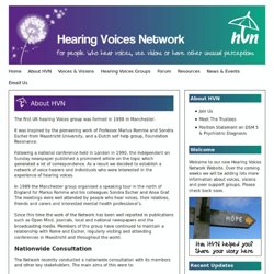 Hearing Voices Network: About HVN