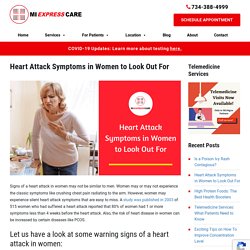 Heart Attack Symptoms in Women to Look Out For
