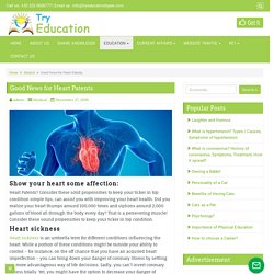 Good News for Heart Patents - Try Education Types