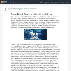 Open Heart Surgery – Facets and Risks
