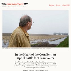 In the Heart of the Corn Belt, an Uphill Battle for Clean Water