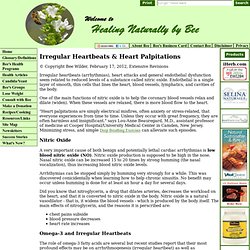 Irregular Heartbeats & Heart Palpitations