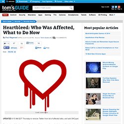 Heartbleed: Who Was Affected, What to Do Now