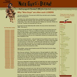 Heartless Bitches International - Why "Nice Guys" are often such LOSERS