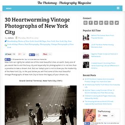 30 Heartwarming Vintage Photographs of New York City ~ ThePhotomag