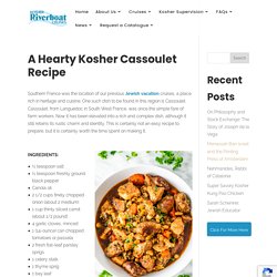A Hearty Kosher Cassoulet Recipe