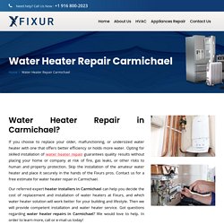 Best Water Heater Repair Carmichael