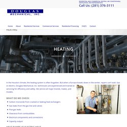 Heating Repair Services in Houston