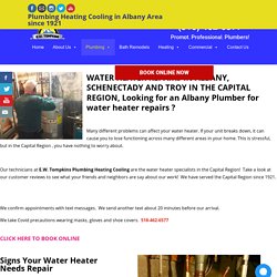 Water Heater Repair Service In Albany