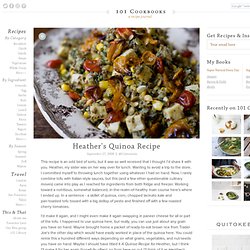 Heather's Quinoa Recipe