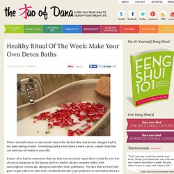 Heathy Ritual Of The Week: Detox Baths