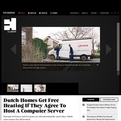 Dutch Homes Get Free Heating If They Agree To Host A Computer Server