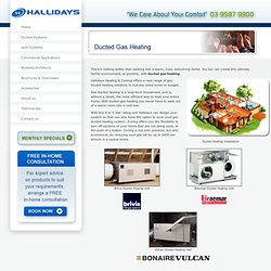 Ducted Gas Heating Systems, Domestic Ducted Heating, Brivis Heating