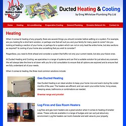 Braemar ducted heating