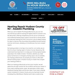 Heating Repair Hudson County NJ - HVAC Company New Jersey