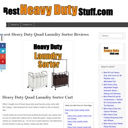 Best Heavy Duty Quad Laundry Sorter Reviews - Best Heavy Duty Stuff
