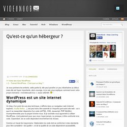 Quel hébergement choisir pour WordPress ?