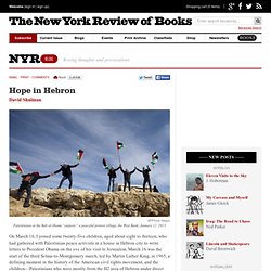 Hope in Hebron by David Shulman