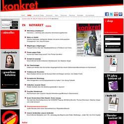 Heft 5/2014 - konkret - das linke Magazin