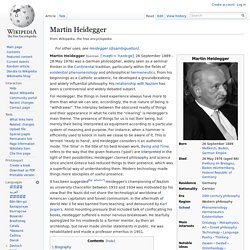 Martin Heidegger