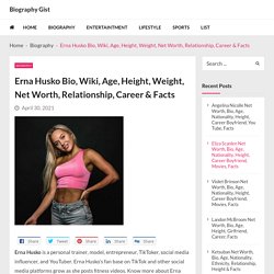 Erna Husko Bio, Wiki, Age, Height, Weight, Net Worth, Relationship, Career & Facts - Biography Gist