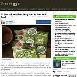 10 Best Heirloom Seed Companies as Selected By Readers