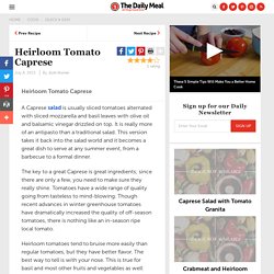 Heirloom Tomato Caprese Recipe by Josh Kroner