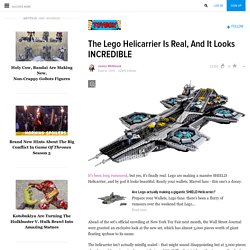The Lego Helicarrier Is Real, And It Looks INCREDIBLE