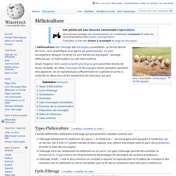 Héliciculture