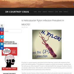 Is Helicobacter Pylori Infection Prevalent in ME/CFS? — Dr Courtney Craig