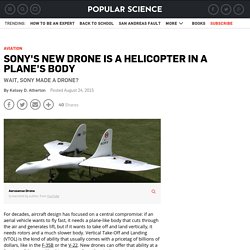 Sony's New Drone Is A Helicopter In A Plane's Body