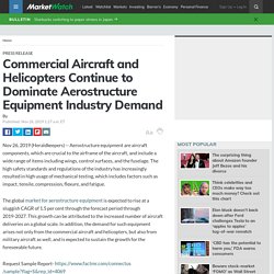 Commercial Aircraft and Helicopters Continue to Dominate Aerostructure Equipment Industry Demand