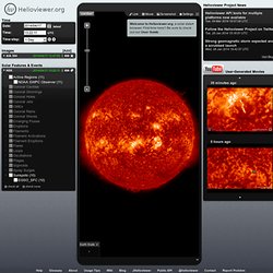 Solar and heliospheric image visualization tool
