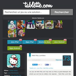 Hello Kitty Lunchbox iPad 73/100 (test, photos, vidéo)